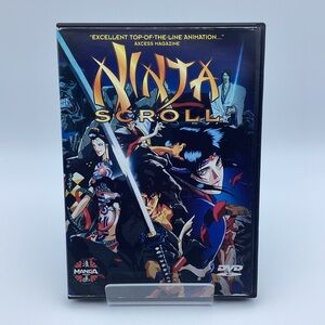 Ninja Scroll (DVD, 1998) (English Dub and Sub) Manga Video Anime W/Insert